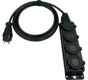 фото Удлинитель iTOK i-CONNECT-COLOR-SU-KG-315-4-54-30-BLACK