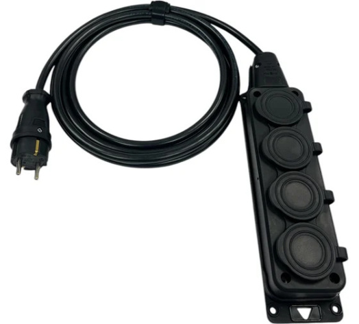 фото Удлинитель силовой iTOK i-CONNECT-COLOR-SU-KG-315-4-54-20-BLACK в Красноярске