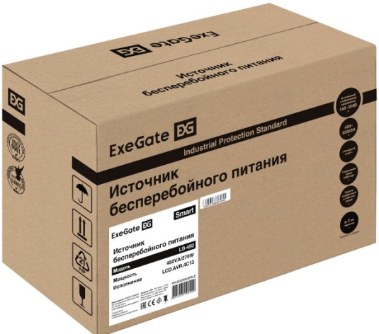 фото Источник бесперебойного питания  Exegate Smart LB-450.LCD.AVR.4C13 в Санкт-Петербургe