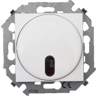

Светорегулятор Simon 1591713-030 Simon 15 Белый с управлением от ИК пульта, проходной, 500Вт, 230В, винтовой зажим, 1591713-030