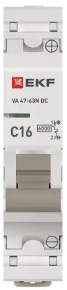 фото Автоматический выключатель  EKF M63DC6116C