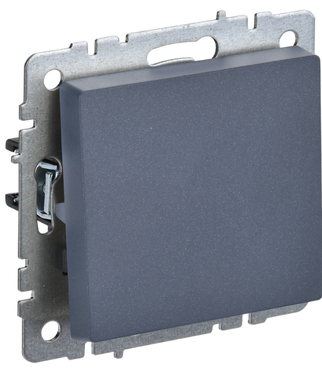 

Переключатель одноклавишный IEK BR-V12-0-10-K35 BRITE 10А ВС10-1-6-БрМ Маренго, BR-V12-0-10-K35