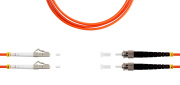 фото Патч-корд TELCORD ШОС-2x3.0-2LC/U-2ST/U-MM50-1м-LSZH-OR