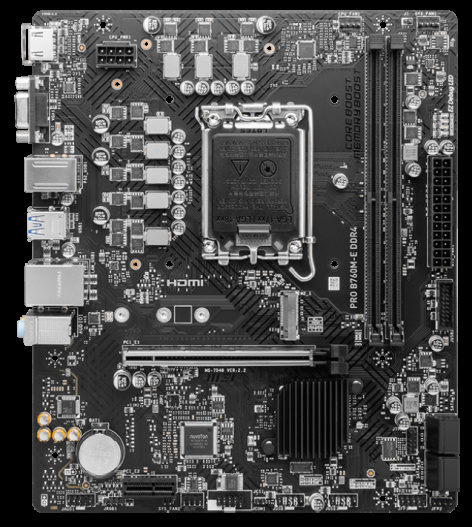 фото Материнская плата mATX MSI PRO B760M-E DDR4 в Уфе