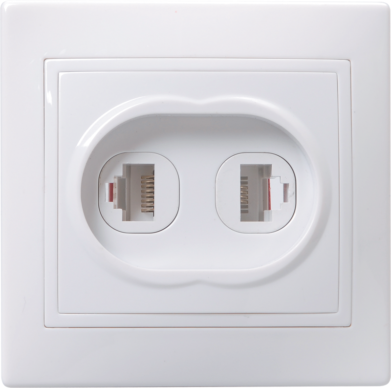 

Розетка IEK РK/T12-КБ 2местн. комп. и телеф. КВАРТА белый, EIK10-K01-DM