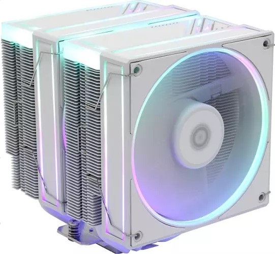 

Кулер ID-Cooling FROZN A620 PRO SE ARGB WHITE LGA1851/1700/1200/115X/AM5/AM4 (TDP 260W, 2*120mm, 300-2000rpm, 58CFM, 27.2dBa) RET, FROZN A620 PRO SE ARGB WHITE