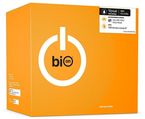

Картридж BION BCR-CE400A CE400A для HP LaserJet Enterprise M551/M575, HP LaserJet M570, HP LaserJet, BCR-CE400A