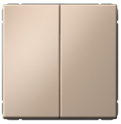 фото Выключатель двухклавишный Systeme Electric GAL001251S