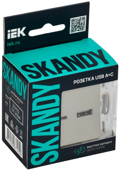 фото Розетка USB  IEK SK-U22-018-K10 в Казани