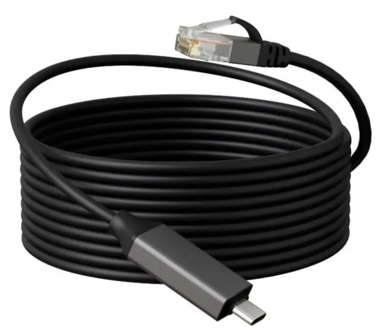 Изображение товара Кабель Buro BU-USB-C-LAN1000-2M