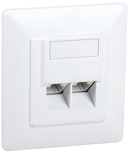 

Розетка ITK CS2-1C5EU-21 внутренняя инф. RJ45, кат.5Е UTP, 2-порта, CS2-1C5EU-21
