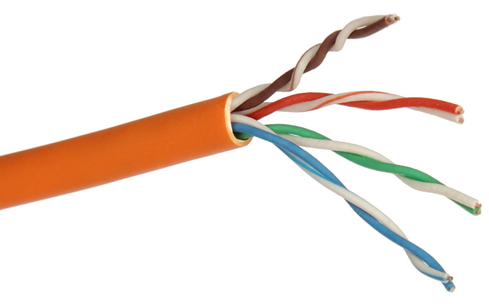 

Кабель витая пара U/UTP 5e кат. 4 пары Exegate UTP4-C5e-CCA-S24-IN-LSZH-OR-305 24AWG(0.51 мм), омедненный алюминий (CCA), одножильный (solid), внутрен, UTP4-C5e-CCA-S24-IN-LSZH-OR-305