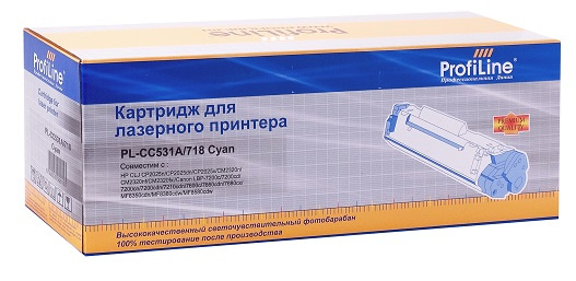 фото Картридж  ProfiLine PL-CC531A/718 в Омске