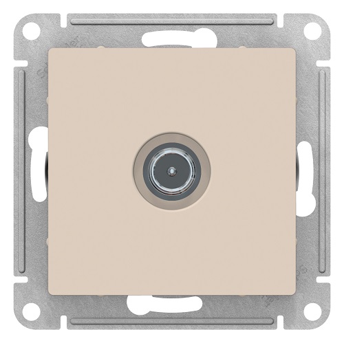 

Розетка Schneider Electric ATN000291 AtlasDesign, TV, оконечная, 1DB, механизм, бежевая, ATN000291