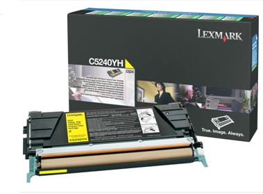 

Картридж Lexmark C5240YH C524 Return Yellow High Yield, 5K, C5240YH