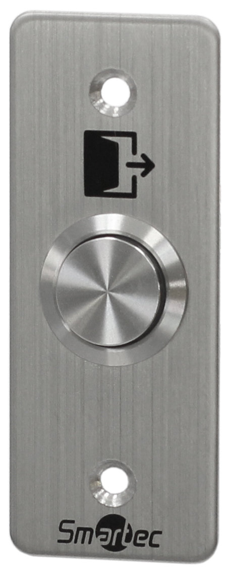 

Кнопка выхода Smartec ST-EX143W металлическая, IP66, врезная, НР/ОБЩ и НЗ/ОБЩ контакты, размер: 35х90х45 мм, ST-EX143W
