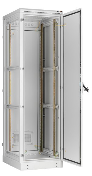 фото Шкаф напольный 19", 24U TLK TFM-246080-MMMM-GY в Омске