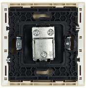 фото Розетка телевизионная проходная IEK FP-A10-P-K10