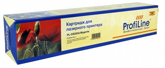 

Картридж ProfiLine PL-CB383A для принтеров HP Color LaserJet CP6015/CM6040 20000 копий Magenta ProfiLine, PL-CB383A