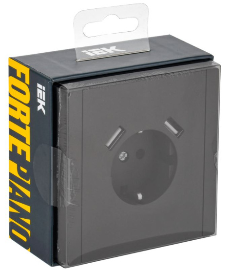 фото Розетка с заземлением с 2 USB  IEK FP-R14-16-U21-D31-K02 в Волгограде