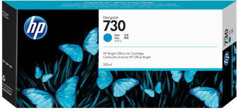 

Картридж HP 730 P2V68A для DesignJet T1700, 300 мл, голубой, 730