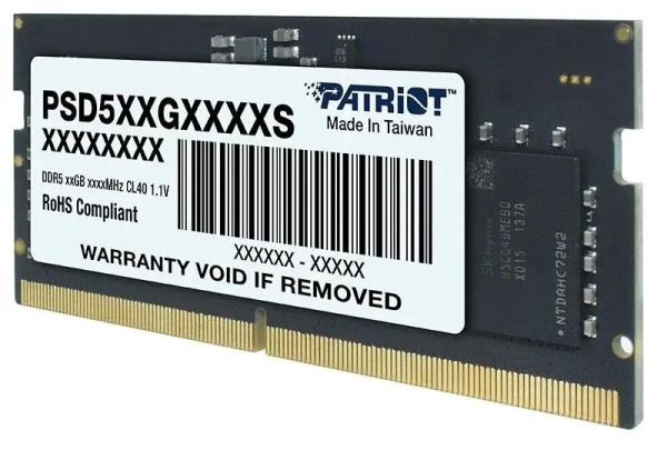 фото Оперативная память DDR5 (1×32 ГБ) Patriot Memory PSD532G56002S, 5600 МГц, [PSD532G56002S] в Краснодаре