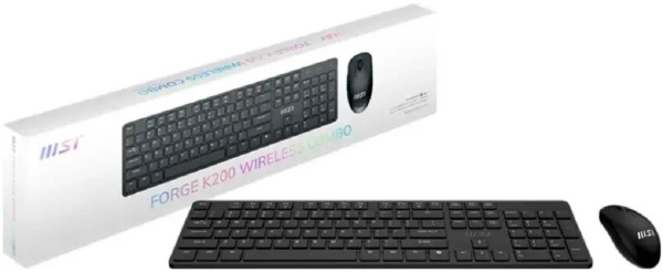 фото Клавиатура и мышь Wireless MSI FORGE K200 Combo в Омске