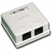 фото Компьютерная розетка TWT TWT-SM2-4545/S-WH