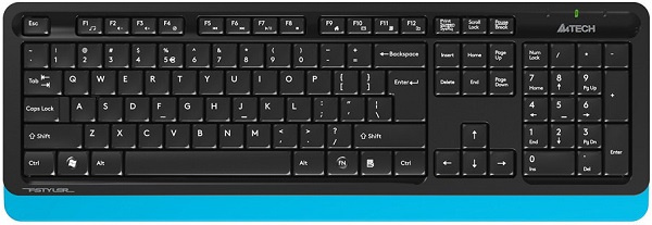фото Клавиатура и мышь Wireless A4Tech FG1010 BLUE в Уфе