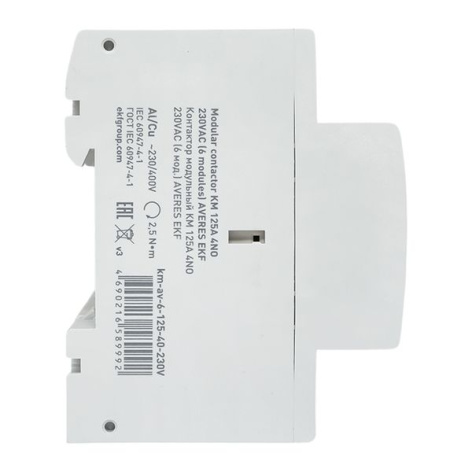 фото Контактор модульный EKF km-av-6-125-40-230V в Екатеринбурге