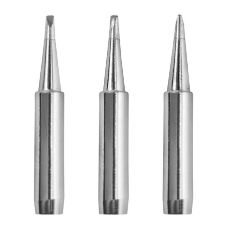 Изображение товара Комплект жал МЕГЕОН 900M-T-1.6D-K из 10 клинообразных наконечников для паяльников