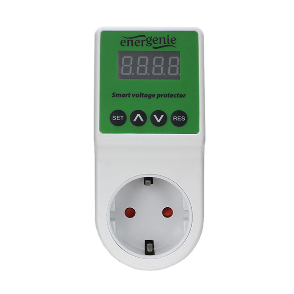 

Реле напряжения Energenie EHB8-2 c дисплеем, 16A, белое, EHB8-2