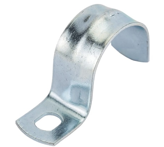 

Скоба Ecoplast 43717 оцинкованная однолапковая без монтажного отверстияс, для трубы D16мм (100шт), 43717