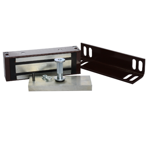 Изображение товара Электромагнитный замок Олевс М1-150 с уголком, уличный, коричневый