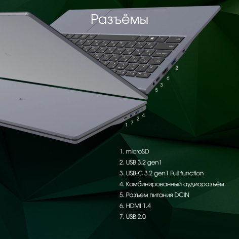 фото Ноутбук  Digma Pro Cursus в Уфе 15.6 ", Ryzen 5, 16 Гб RAM, 512 Гб SSD, Radeon Graphics, Серый