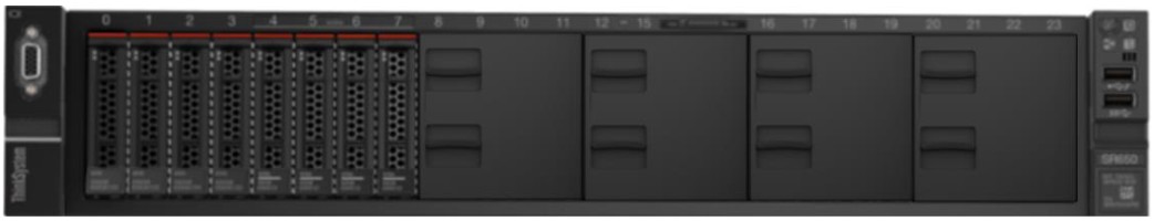 

Сервер Lenovo SR650 2U 8SFF 2xXeon 4210R (2.4GHz 10C 100W)/4x16GB /9350-8i 2GB/ 7x1.8TB 10K SAS/3x8 PCIe/2x16Gb FC/4x1Gb LOM/2x1100W/XCC Ent/Rails, SR650