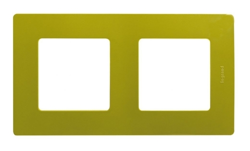 

Рамка Legrand 672542 Etika - 2 поста, зелёный папоротник, 672542