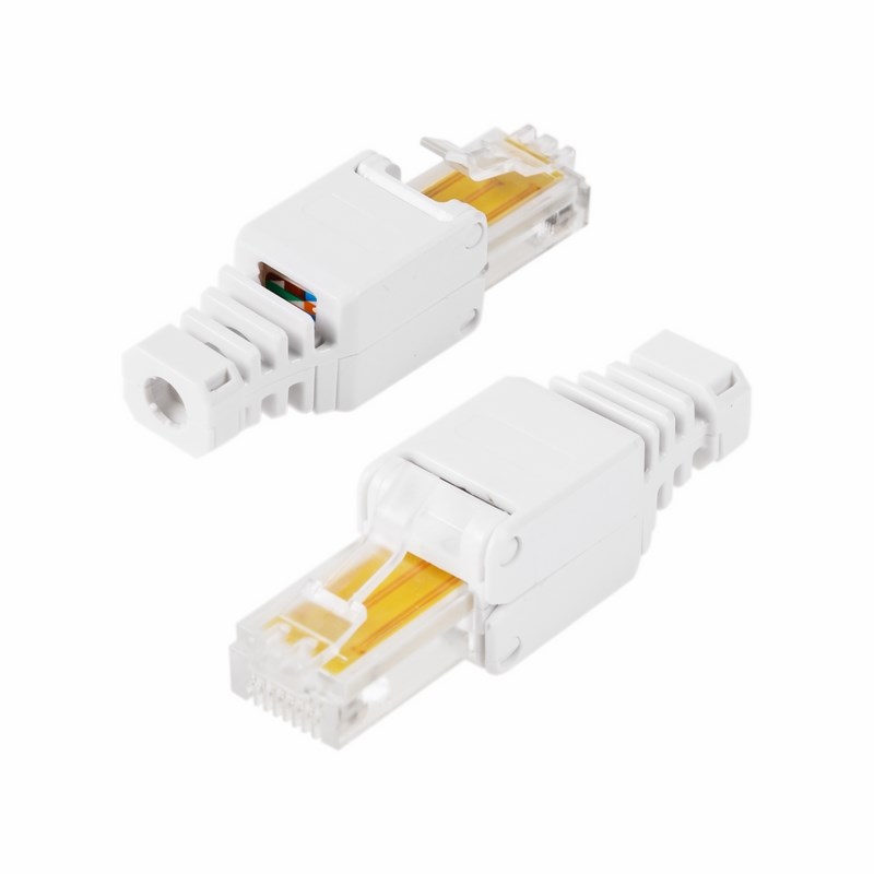 

Коннектор Rexant 05-1051 джек штекер RJ45 8Р8С быстрозажимной ручной, 05-1051