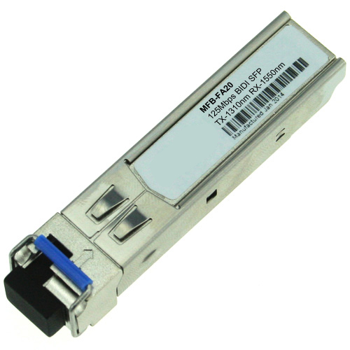 

Модуль Planet MFB-FA20 для коммутаторов, SFP, коннектор WDM/Bidi LC, волокно Single-mode, длина волны TX 1310/RX 1550нм, дальность 20км, рабочая темпе, MFB-FA20