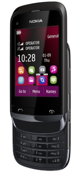 фото   Nokia C2-03 Black Chrome