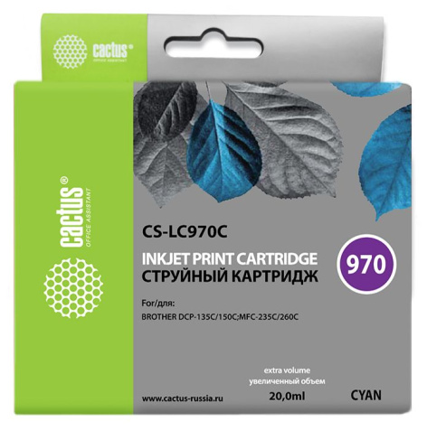 фото Картридж  Cactus CS-LC970C в Красноярске