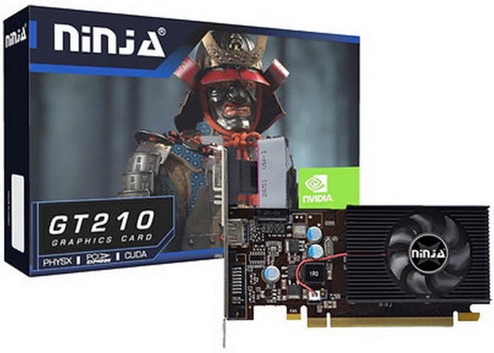 

Видеокарта PCI-E Sinotex GeForce GT210 (NF21N5123F) 512MB DDR3 64bit 40nm DVI/HDMI, GeForce GT210 (NF21N5123F)