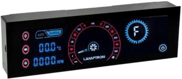

Панель управления вентиляторами Lamptron LAMP-CR430BRB Fan Controller CR430-Blue&Red, LAMP-CR430BRB