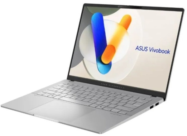 фото Ноутбук  ASUS VivoBook S14 OLED M5406NA-QD080 в Самаре 14 ", Ryzen 5, 16 Гб RAM, 512 Гб SSD, Radeon Graphics, Серебристый