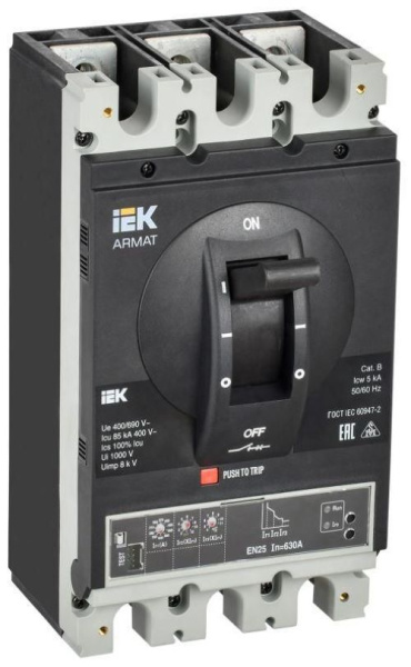 фото Автоматический выключатель в литом корпусе IEK AR-MCCB-3I-085-0630A-ELSC в Самаре