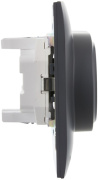 фото Розетка двухместная с заземлением IEK SK-R21-16-K48-F