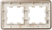 фото Рамка двойная IEK BR-M22-M-21-K37