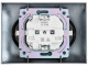 фото Розетка двухместная с заземлением  IEK SK-R21-16-K50-F