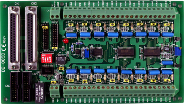 Изображение товара 16-канальный аналоговый мультиплексор ICP DAS DB-889D для промышленных систем