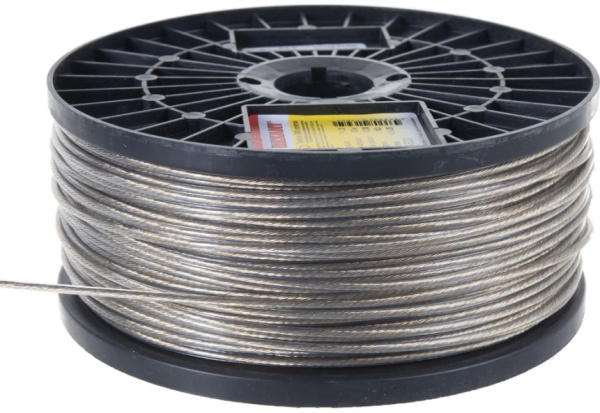 Изображение товара Трос Rexant 09-5330 из стали диаметр 3 мм надежный грузовой трос